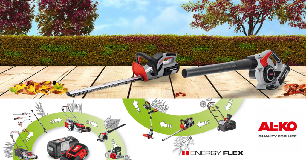Dinamikus és robosztus: az EnergyFlex család akkumulátoros kerti gépei
